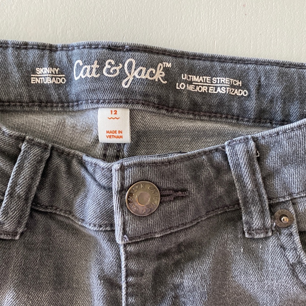 Cat and Jack girls skinny jeans size 12
